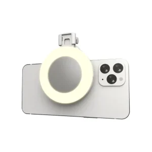چراغ رینگ کلیپ‌دار پرودو Porodo Lifestyle Clip-On Mirror Fill Light PD-LFST153-WH