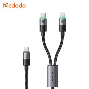 کابل تایپ سی به تایپ سی و لایتنینگ 100 وات 1.5 متری مک دودو MCDODO CA-6700