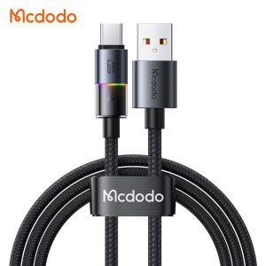 کابل شارژ سریع USB به تایپ سی 100وات 6 آمپر مک دودو مدل MCDODO CA-8180 طول 1.2متر
