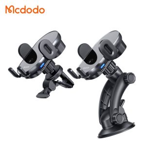 هولدر و شارژر وایرلس ماشین مک دودو مدل MCDODO CH-1600 به همراه کابل شارژ MCDODO CH-1600 Wireless Car Charger and Holder with Charging Cable